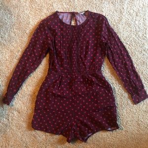 Jack Will Red Polka Dot Romper